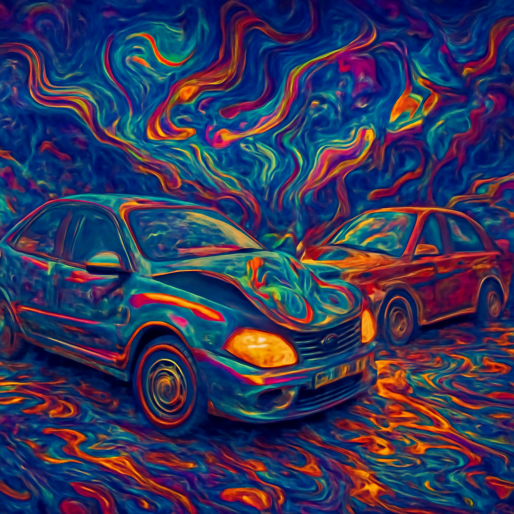 Batida no carro